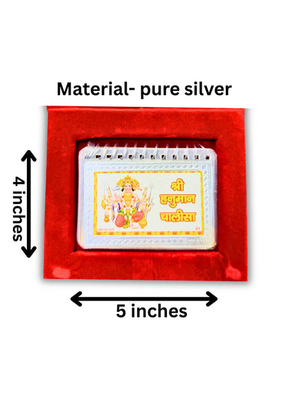 999 Pure Silver Hanuman Chalisa – Divinity in Your Hands!