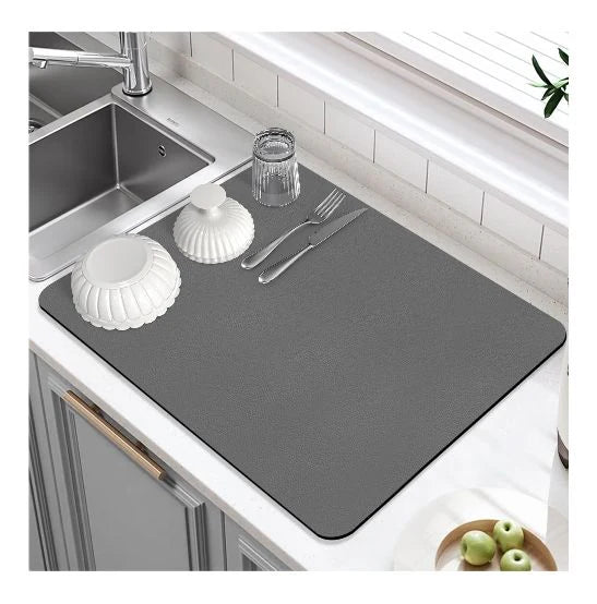 Drying mat for Kitchen, Water Absorbent Mat (PACK OF 2)