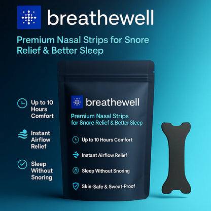Breathe 2x Better - Instantly. Premium Nasal Strips.