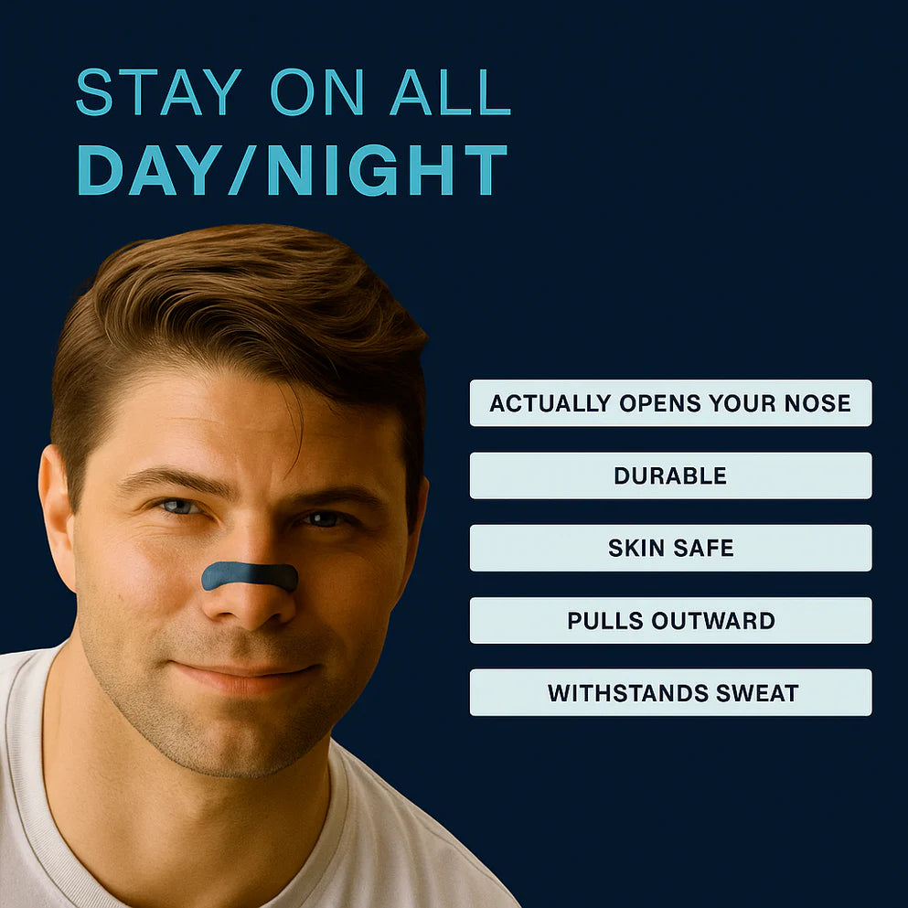 Breathe 2x Better - Instantly. Premium Nasal Strips.